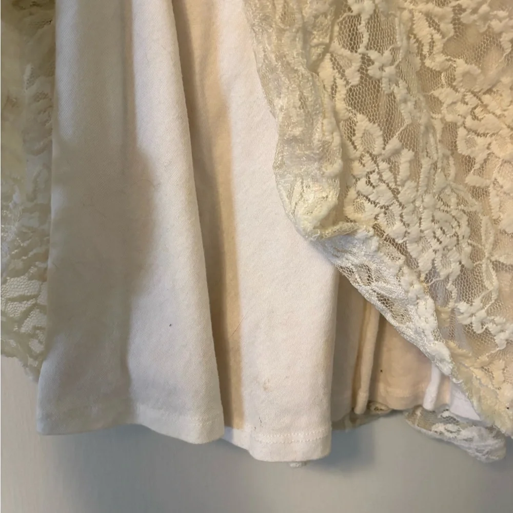 Abercrombie & Fitch Cream Lace Circle Skirt - Picture 3 of 3